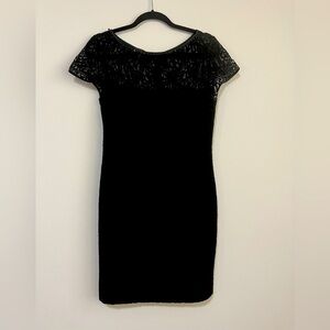 Escada Black Cocktail Dress. Pristine Condition. Size 8